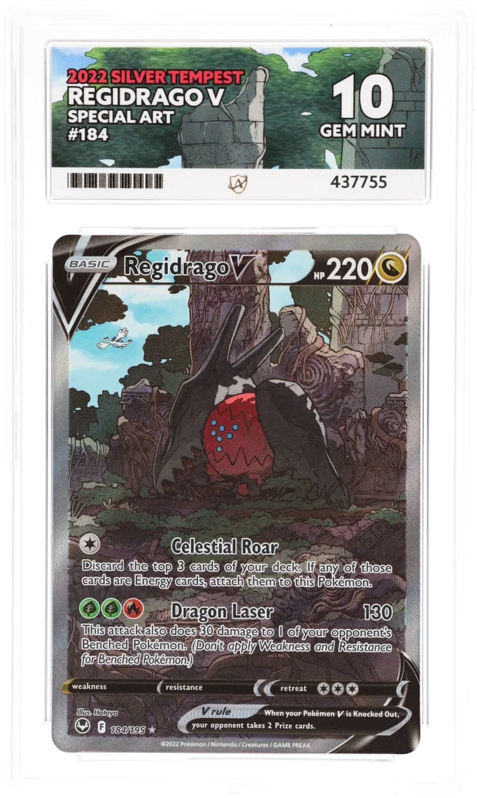 Regidrago V 184 - Ace 10 - Silver Tempest