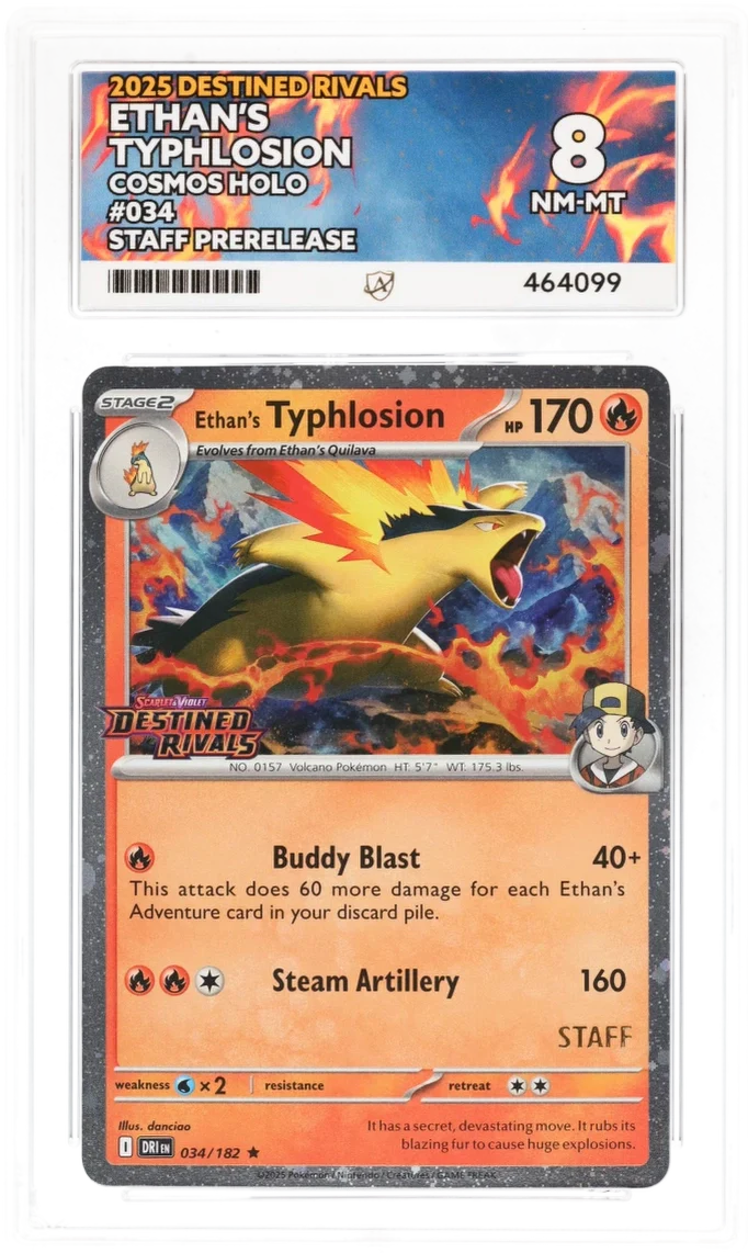 ACE 8 - Ethan's Typhlosion - 034/182 - Pokemon