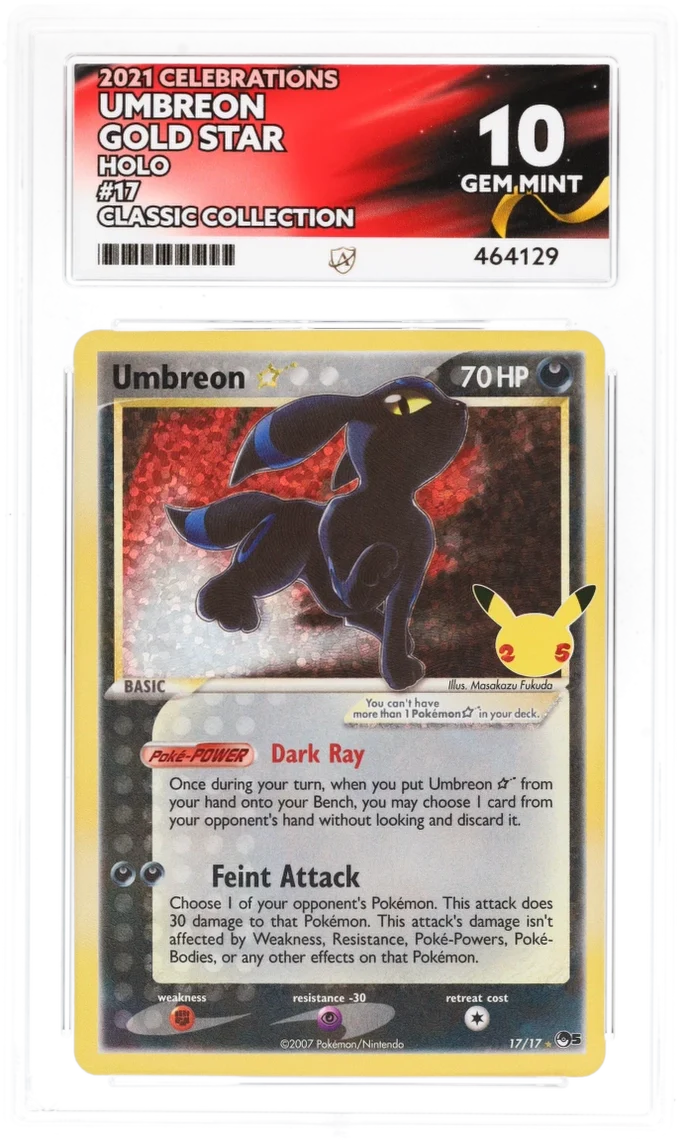 ACE 10 - Umbreon Gold Star - 17/17 - Pokemon