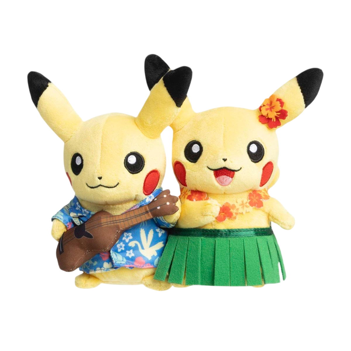 Paired Pikachu Celebrations: Tropical Pikachu Plush