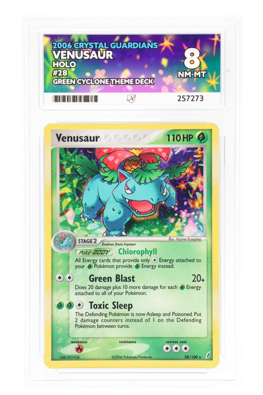 Venusaur 28/100 Holo - Ace 8 - 2006 Crystal Guardians