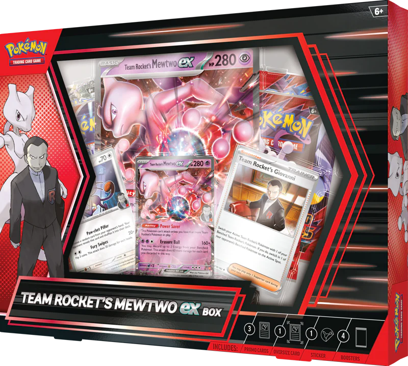 Pokemon Team Rocket’s Mewtwo EX Box