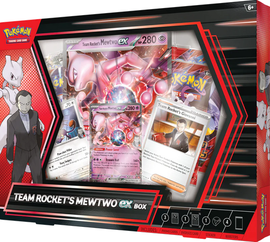 Pokemon Team Rocket’s Mewtwo EX Box