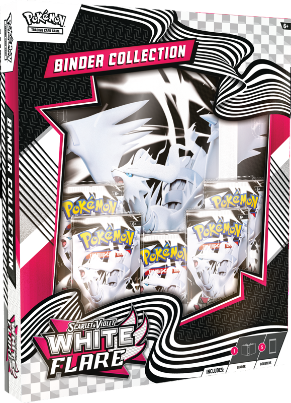 Pokemon Scarlet & Violet White Flare Binder Collection