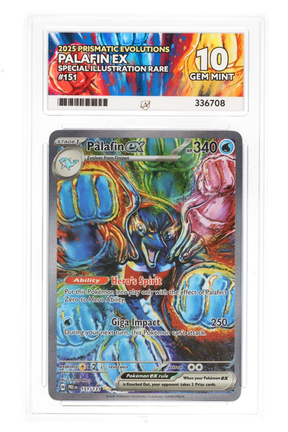 Palafin ex 151/131 - Ace 10 - Prismatic Evolutions