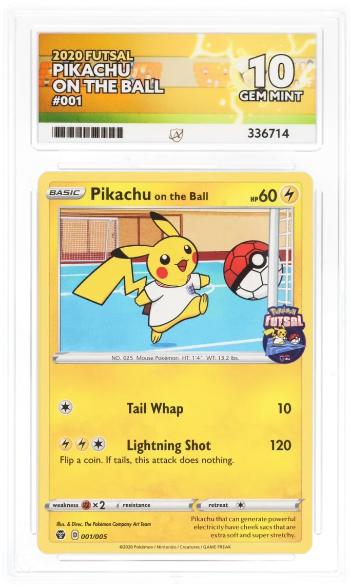 Pikachu on the ball 001 - Ace 10 - 2020 Futsal