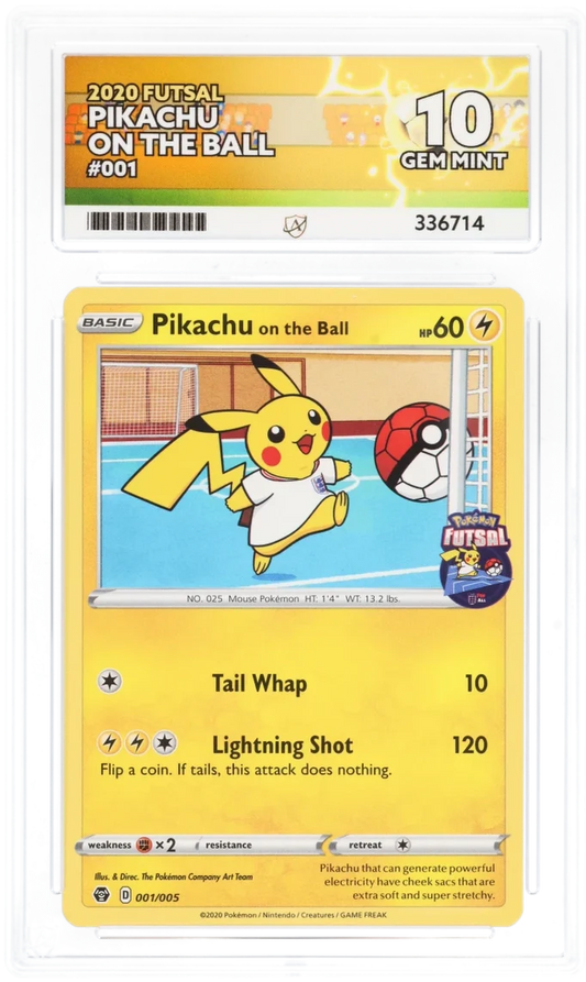 Pikachu on the ball 001 - Ace 10 - 2020 Futsal