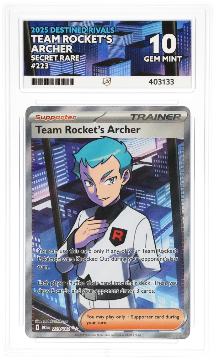 Team Rocket's Archer 223 - Ace 10 - Destined Rivals