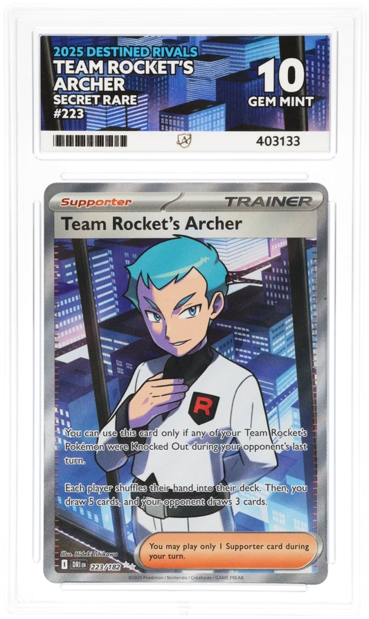Team Rocket's Archer 223 - Ace 10 - Destined Rivals