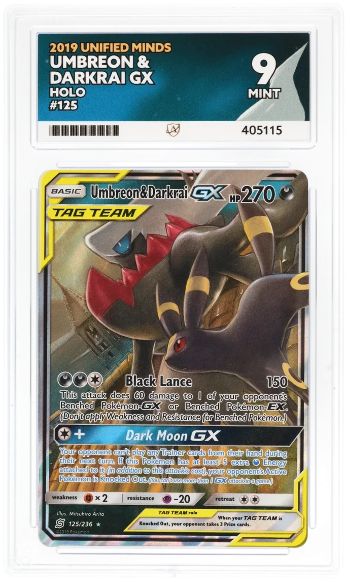 Umbreon & Dakrai GX 125 - Ace 9 - Unified Minds