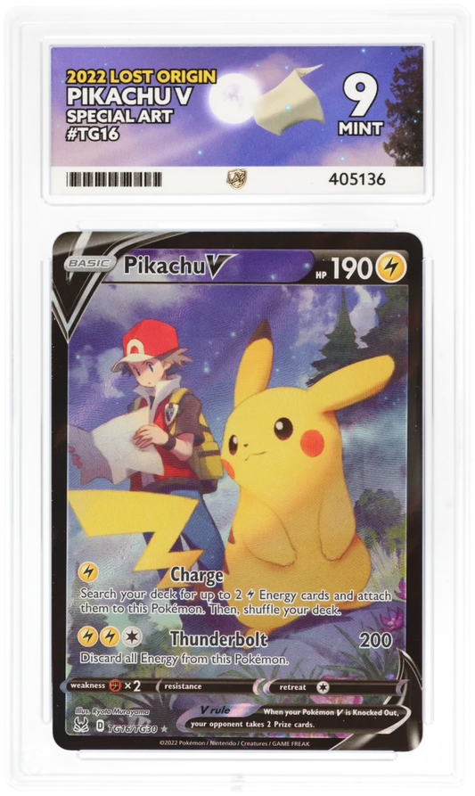 Pikachu V TG16 - Ace 9 - Lost Origin