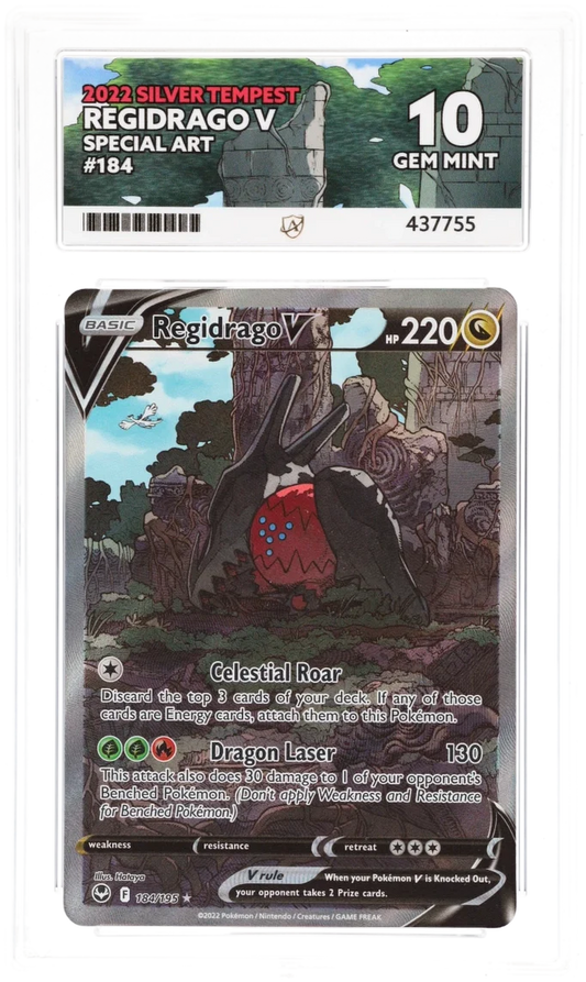 Regidrago V 184 - Ace 10 - Silver Tempest