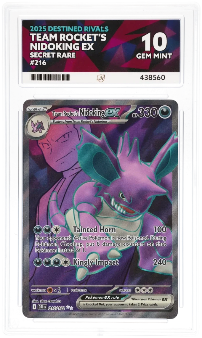 Team Rocket's Nidoking ex 216 - Ace 10 - Destined Rivals