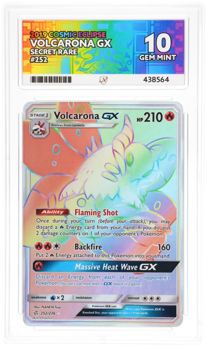 Volcarona GX 252 - Ace 10 - Cosmic Eclipse