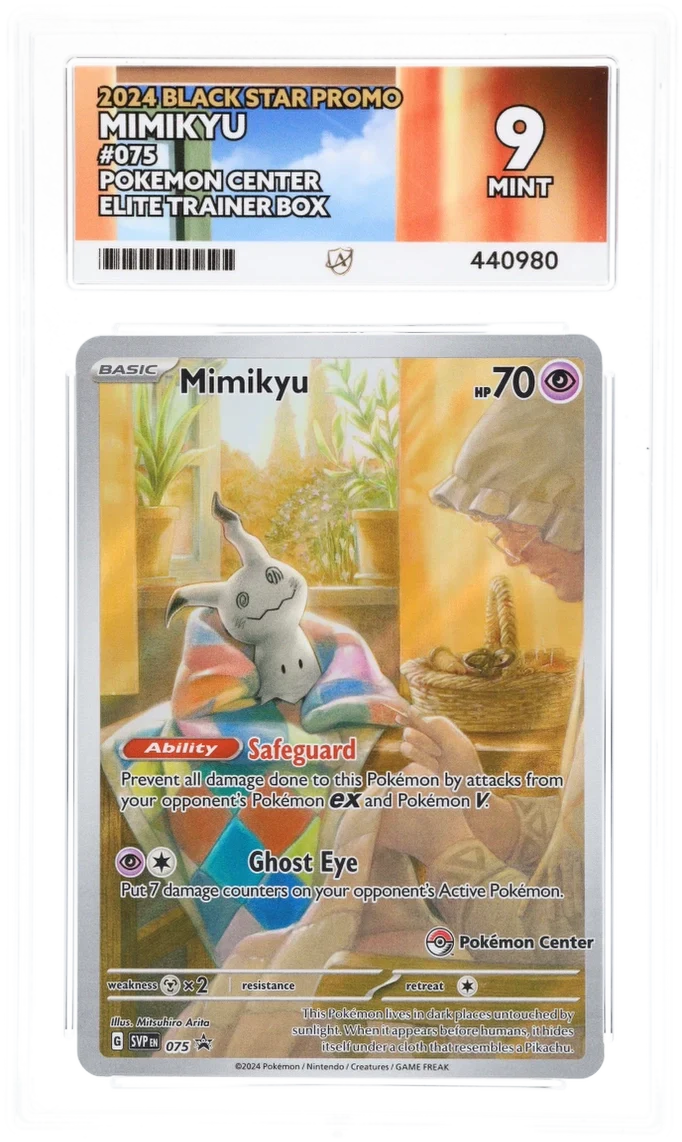 Mimikyu 075 - Ace 9 - Pokemon Center Elite Trainer Box Promo