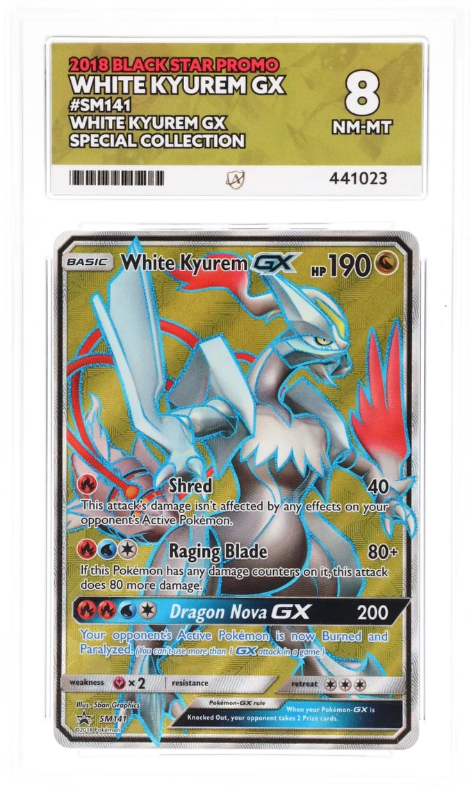 White Kyurem GX SM141 - Ace 8 - Black Star Promo