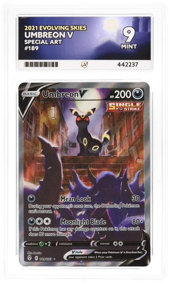 Umbreon V 189 - Ace 9 - Evolving Skies