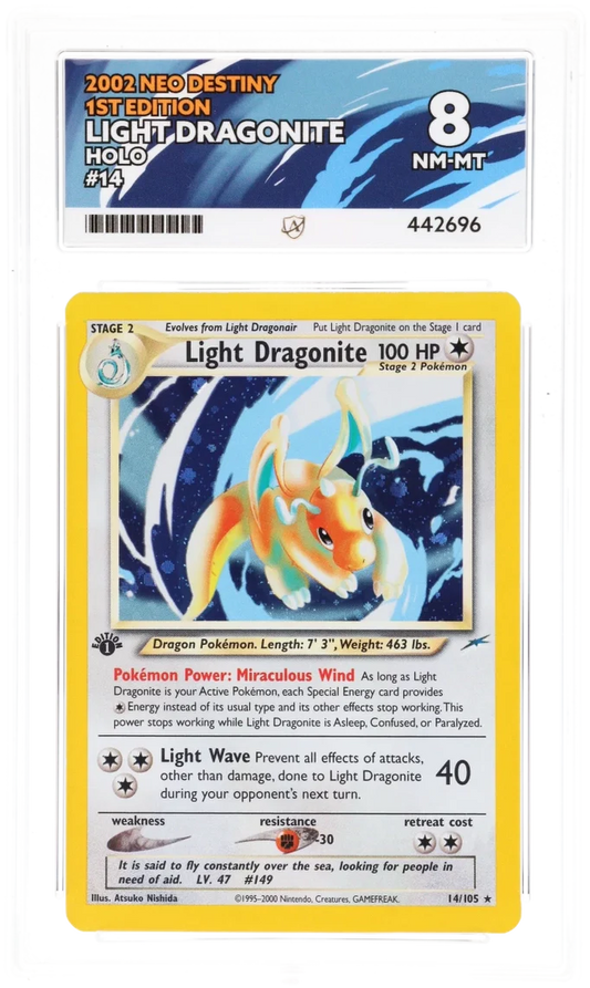 Light Dragonite Holo 14/105 - Ace 8 - 1st Edition Neo Destiny