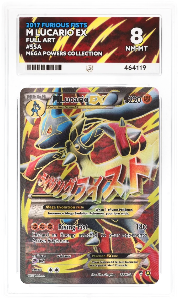 ACE 8   - M Lucario EX - 55a/111 - Pokemon