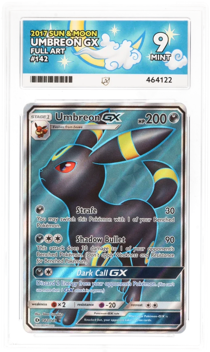 ACE 9   - Umbreon GX - 142/149 - Pokemon
