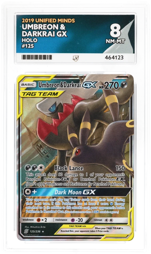 ACE 8   - Umbreon & Darkrai GX - 125/236 - Pokemon