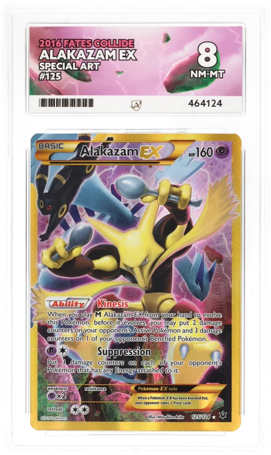 ACE 8   - Alakazam EX - 125/124 - Pokemon