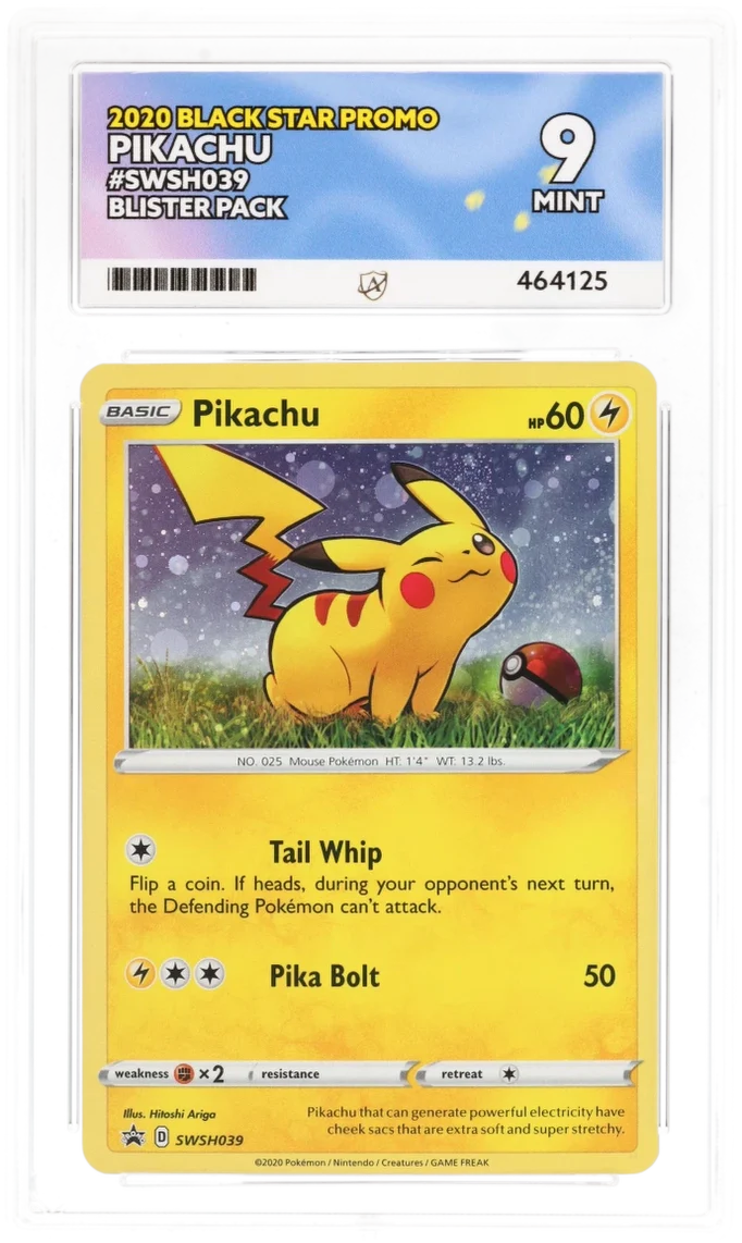 ACE 9   - Pikachu - SWSH039 - Pokemon