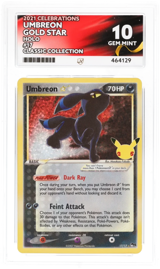 ACE 10   - Umbreon Gold Star - 17/17 - Pokemon