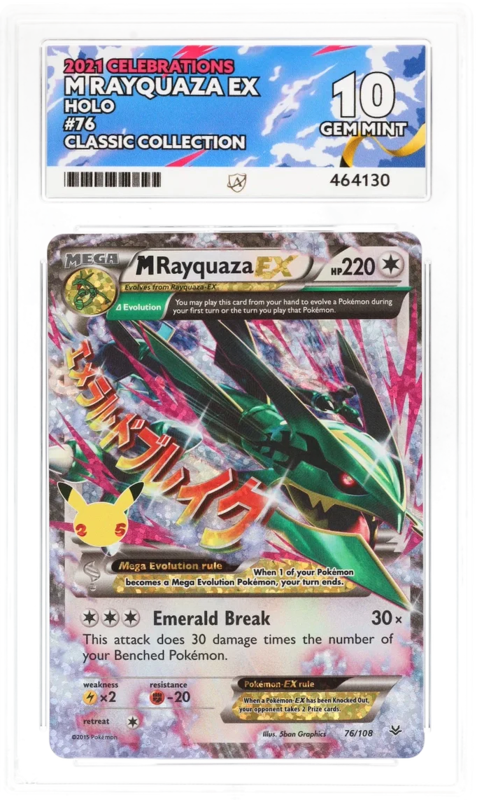 ACE 10   - M Rayquaza EX - 76/108 - Pokemon