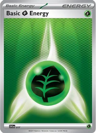 Basic Grass Energy - 017 - SVE Scarlet & Violet Energies