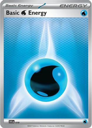 Basic Water Energy - 019 19 - SVE Scarlet & Violet Energies Reverse Holofoil