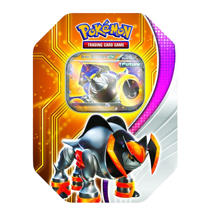Pokemon Paradox Destinies Tin - Iron Boulder Ex