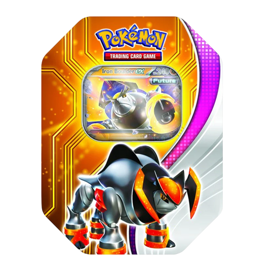 Pokemon Paradox Destinies Tin - Iron Boulder Ex